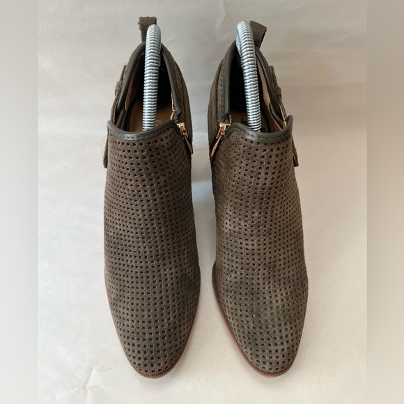 Franco Sarto Dale2 Ankle Boot Bootie sz 8.5M/ Olive Green / EUC - Picture 6 of 10